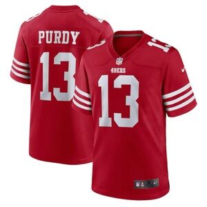San Francisco 49ers Brock Purdy Jersey Men'sNike Limited Red NFL Jersey medium
